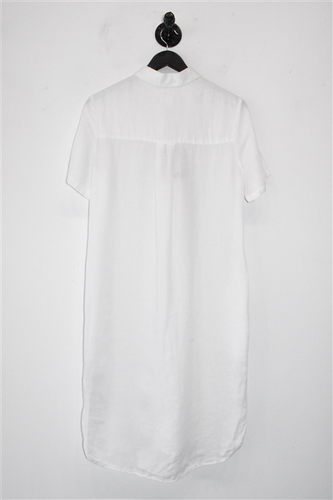 Bright White 120% Lino Shirt Dress, size 6