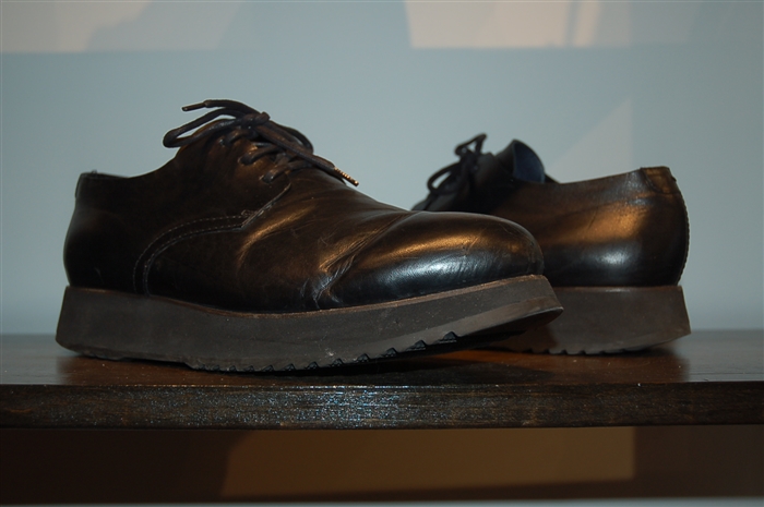 Black Leather Costume National Derby, size 10