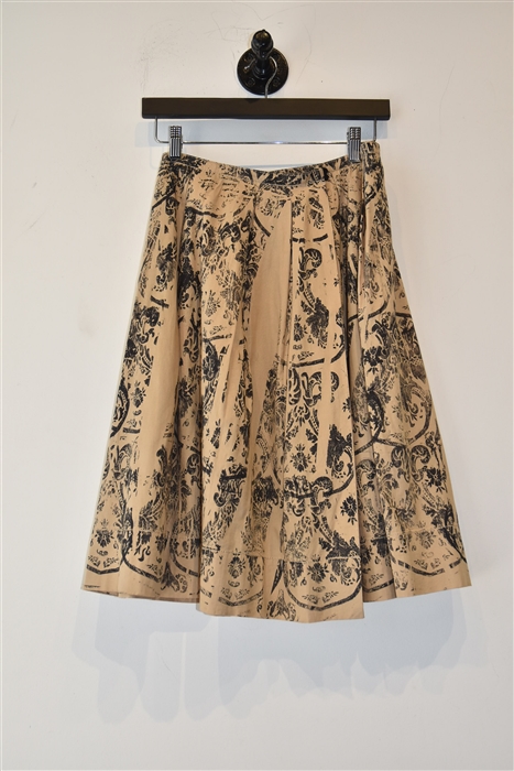 Damask Miu Miu A-Line Skirt, size 8