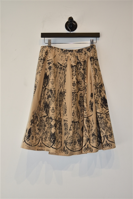 Damask Miu Miu A-Line Skirt, size 8