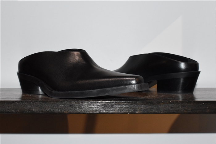 Black Leather Proenza Schouler Mules, size 8.5