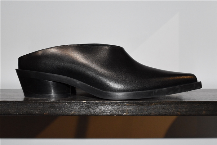 Black Leather Proenza Schouler Mules, size 8.5
