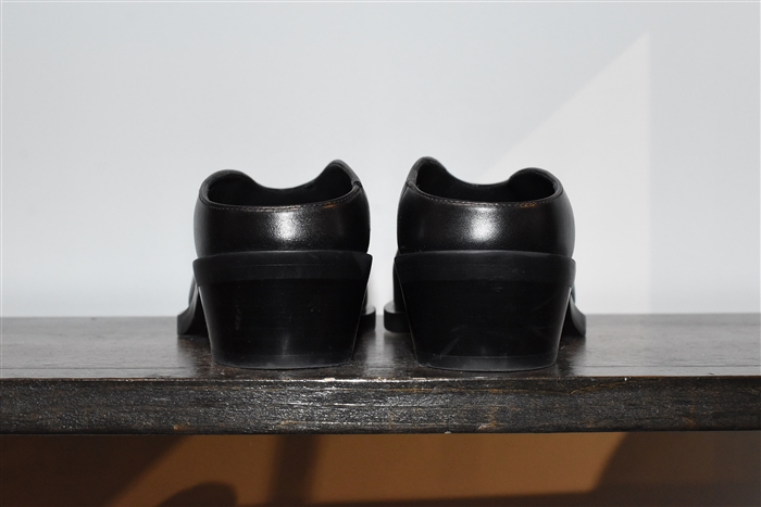 Black Leather Proenza Schouler Mules, size 8.5