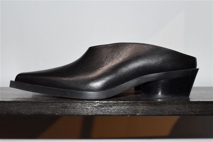 Black Leather Proenza Schouler Mules, size 8.5