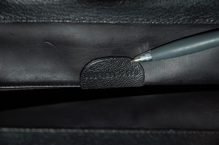 Black Leather Gucci - Vintage Clutch, size L