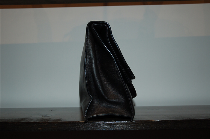 Black Leather Gucci - Vintage Clutch, size L