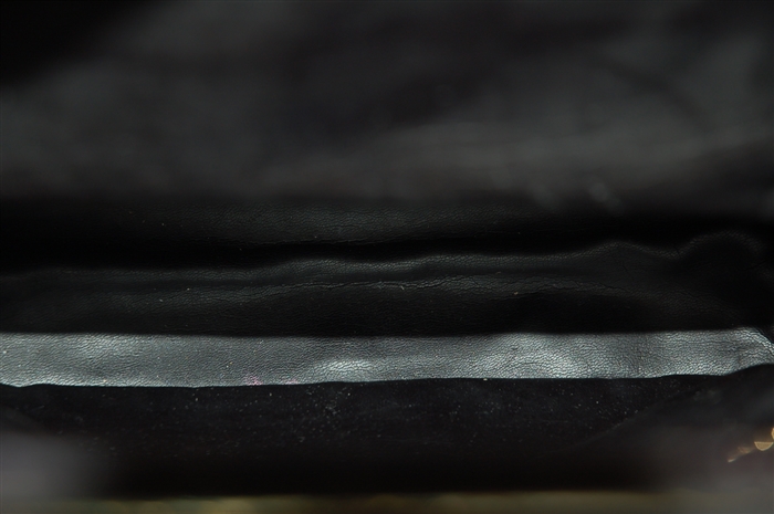 Black Leather Gucci - Vintage Clutch, size L