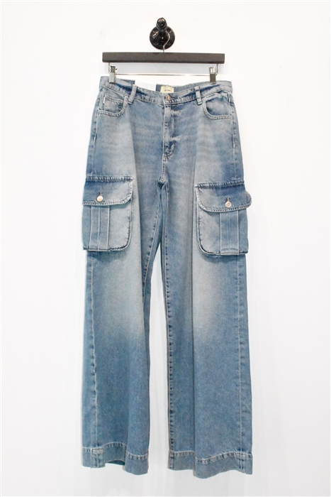 Faded Denim DL1961 Wide-Leg, size 28