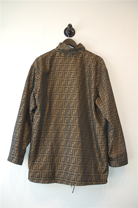 Monogram Fendi Zippered Jacket, size XL