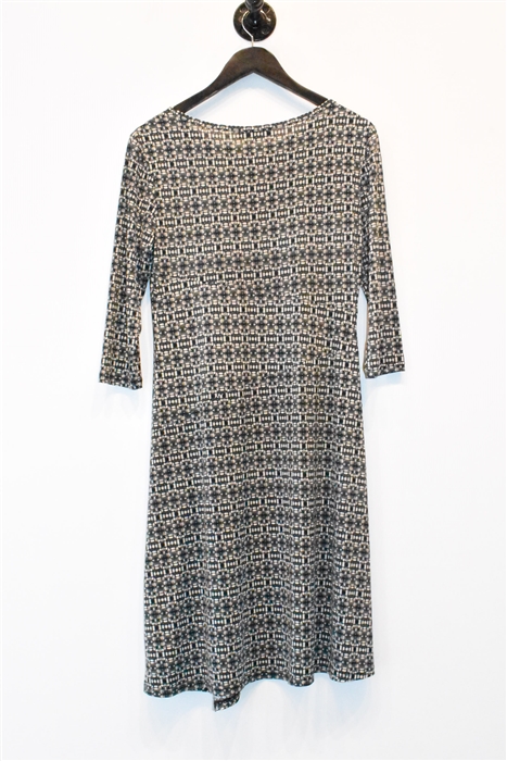 Abstract Print Comrags A-Line Dress, size M
