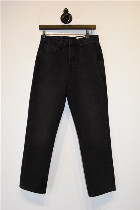 Faded Black Rag & Bone Slim-leg Jean, size 26