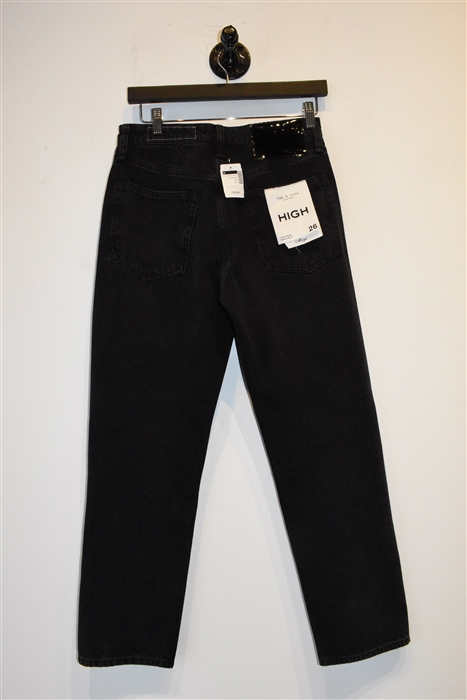 Faded Black Rag & Bone Slim-leg Jean, size 26