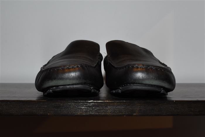 Black Leather Gucci Moccasin, size 7.5