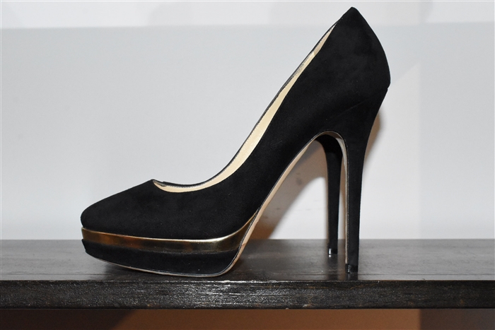 Black Suede Jimmy Choo Pumps, size 10.5