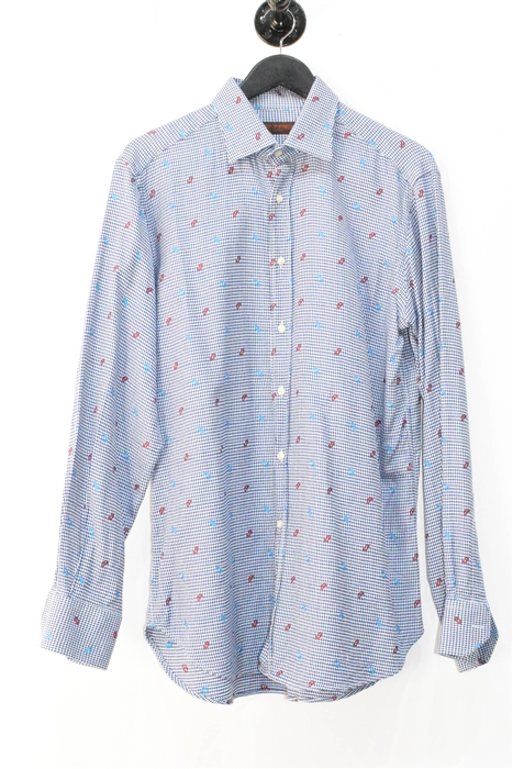 Paisley Etro Button Shirt, size L