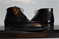 Black Leather Louis Vuitton Ankle Boot, size 10