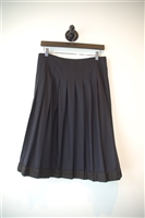 Navy Jil Sander Pleated Skirt, size 8