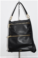 Black Leather Tumi Backpack, size M