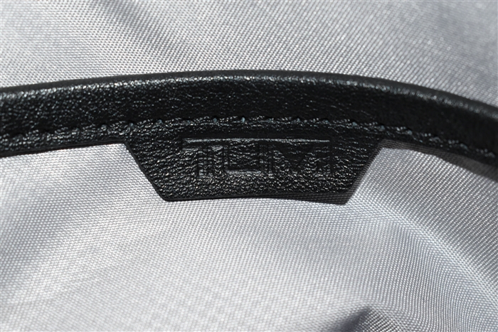 Black Leather Tumi Backpack, size M