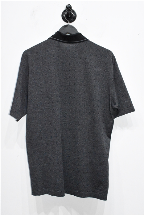 Geometric Ermenegildo Zegna Polo, size L