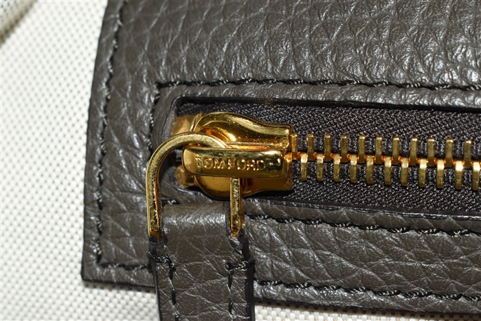 Graphite Tom Ford Shoulder Bag, size L