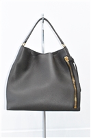 Graphite Tom Ford Shoulder Bag, size L