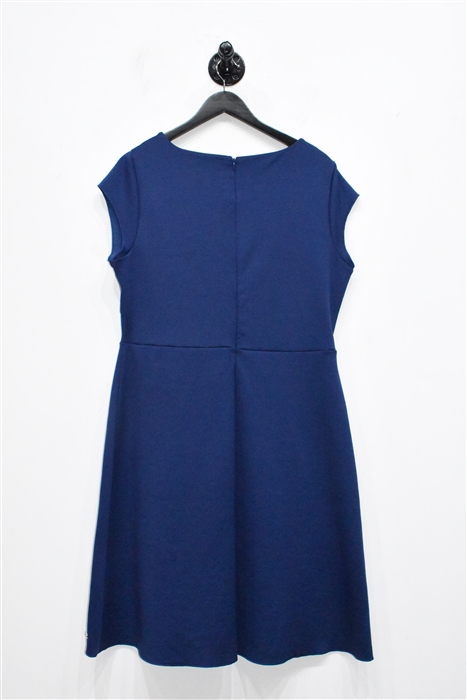 Navy Escada A-Line Dress, size 12