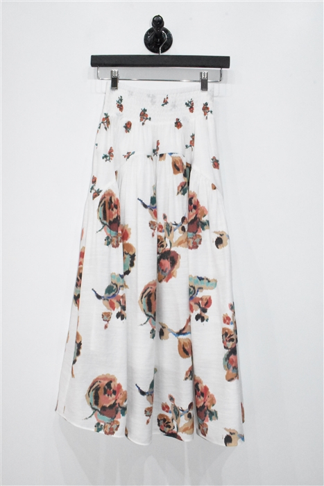 Floral Vince A-Line Skirt, size XS