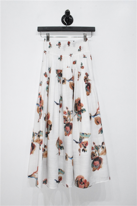 Floral Vince A-Line Skirt, size XS