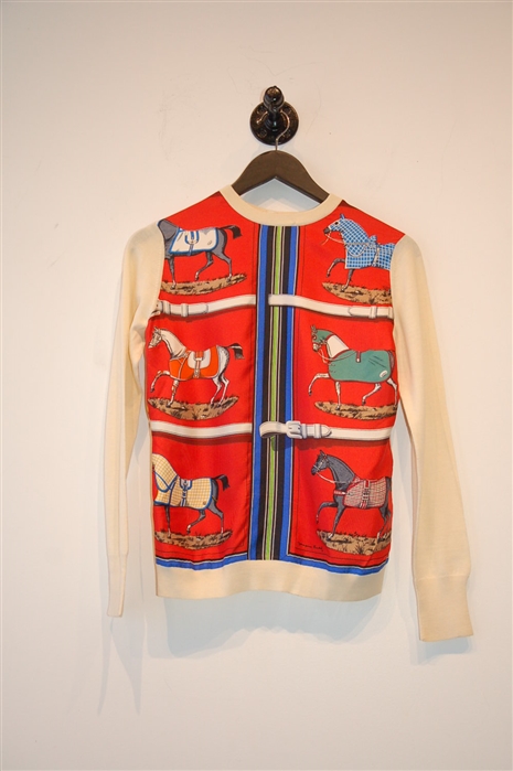 Print Hermes - Vintage Pullover, size S