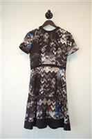 Abstract Print Sandro A-Line Dress, size S