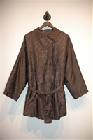 Monogram Fendi - Vintage Short Trench, size 8