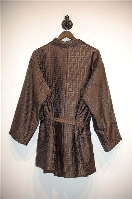 Monogram Fendi - Vintage Short Trench, size 8