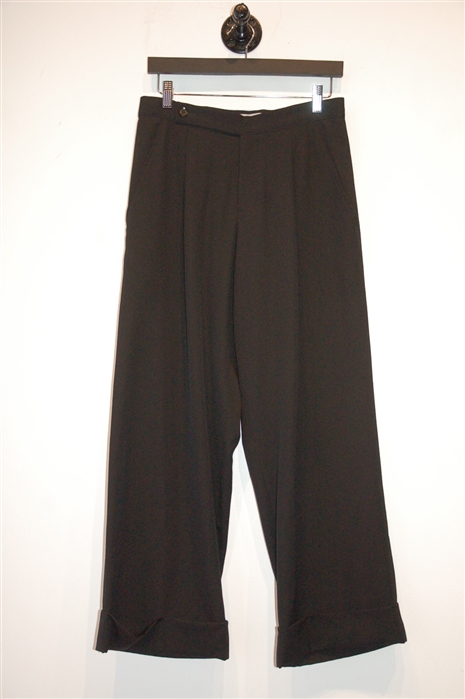 Basic Black Yohji Yamamoto Wide-Leg Trousers, size M