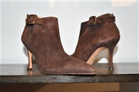 Espresso Manolo Blahnik Booties, size 4