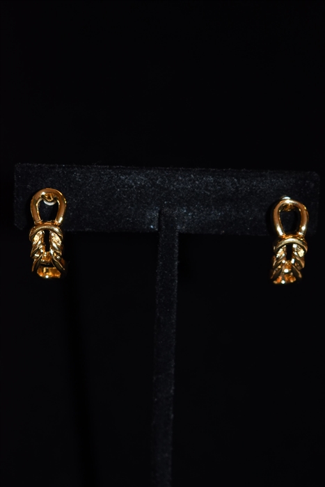 Gold Nina Ricci - Vintage Earrings, size O/S