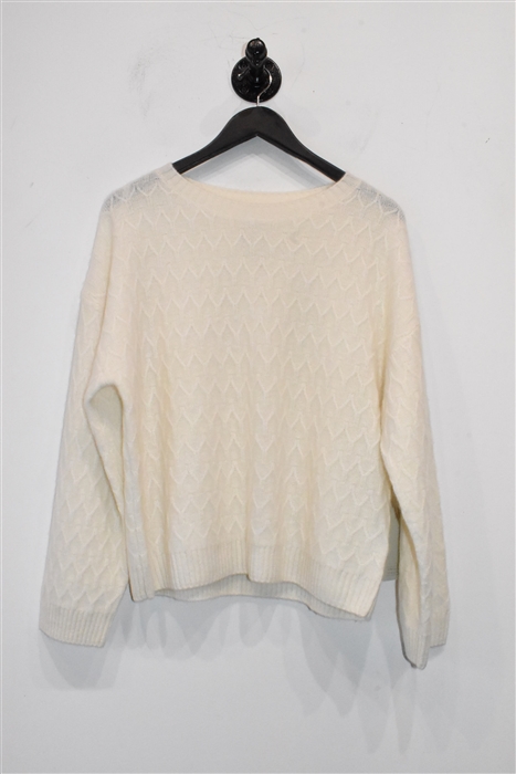 Soft White Joie Cashmere Sweater, size M