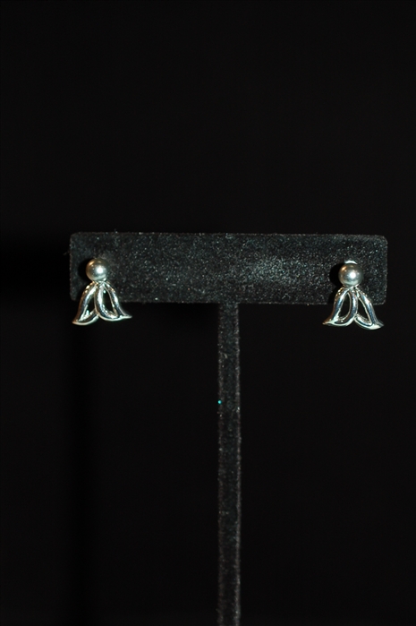 Rhodium Nina Ricci Earrings, size O/S