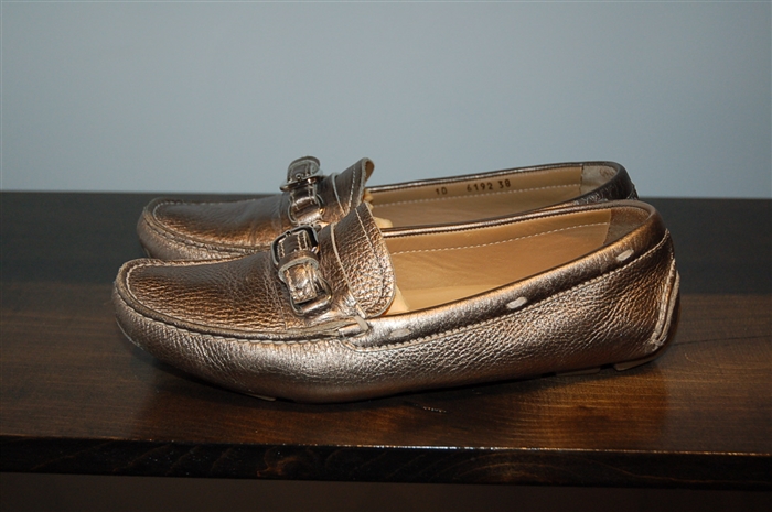 Pewter Prada Loafer, size 8