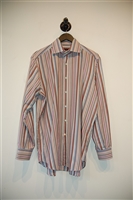 Striped Etro Button Shirt, size L