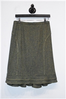 Sage Etro Flared Skirt, size 6