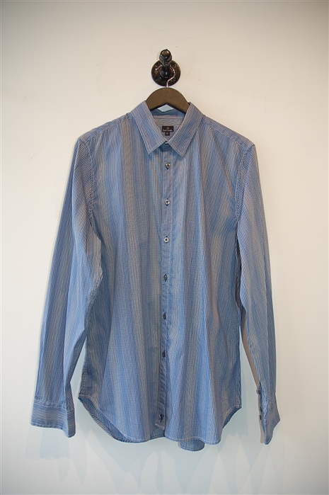 Blue Check Paul Smith - PS Button Shirt, size L