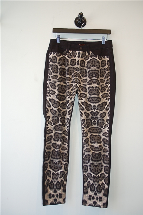 Animal Print Cambio Skinny Jean, size 28
