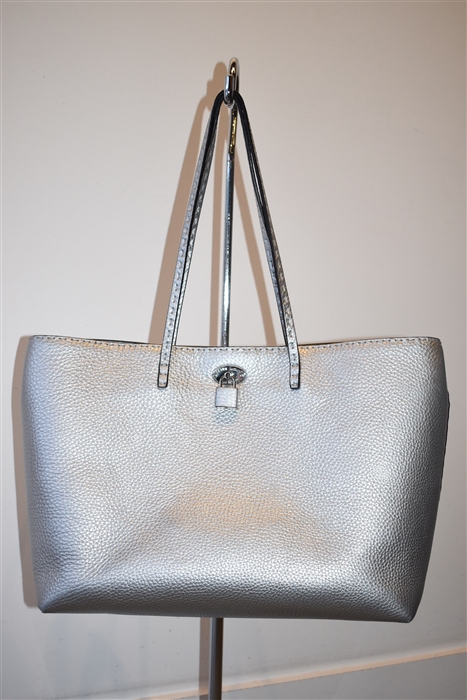 Metallic Silver Fendi Tote, size M