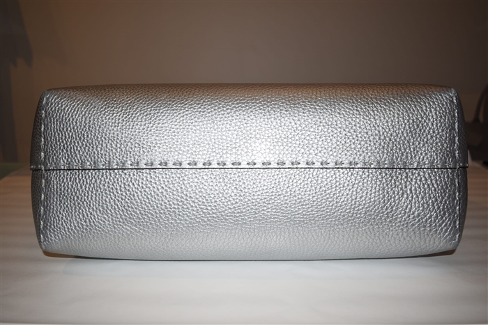 Metallic Silver Fendi Tote, size M