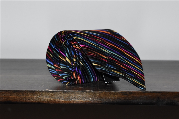 Striped Vitaliano Tie, size O/S