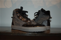 Gray Tones DSquared2 High-Top Sneakers, size 10.5