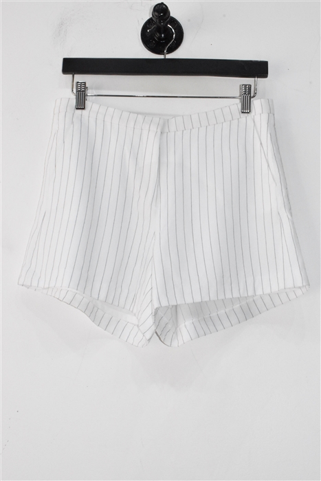 White Stripe Sandro Shorts, size 8