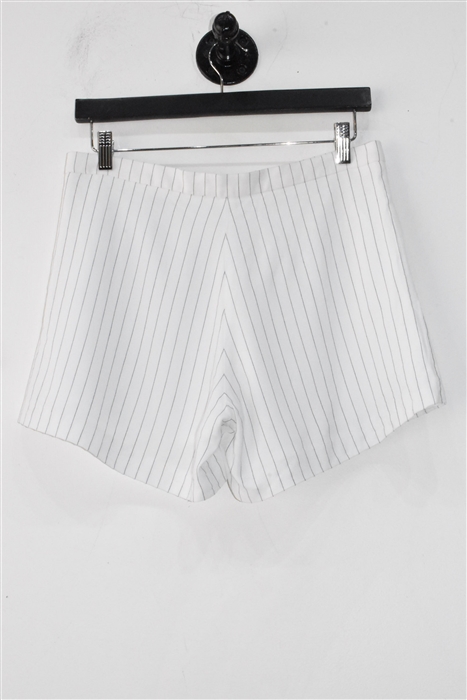 White Stripe Sandro Shorts, size 8