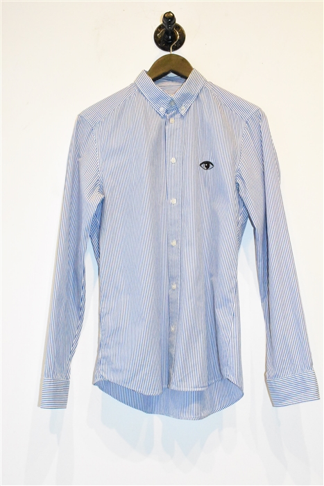 Blue Stripe Kenzo Button Shirt, size S